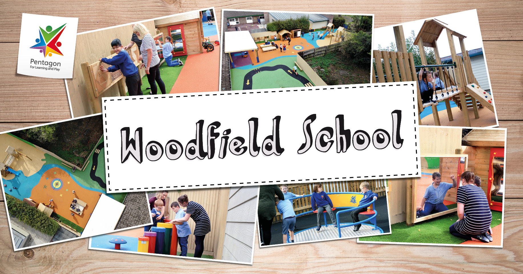 Woodfield School’s SEN Playground Equipment Pentagon Play
